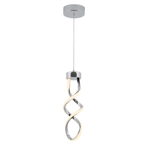 Artika Swirl 13-Watt Light Chrome Integrated LED Mini Pendant Light Fixture - Picture 3 of 16